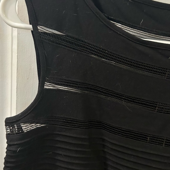 Tadashi Soji gorgeous black sleeveless dress size medium - Picture 3 of 10